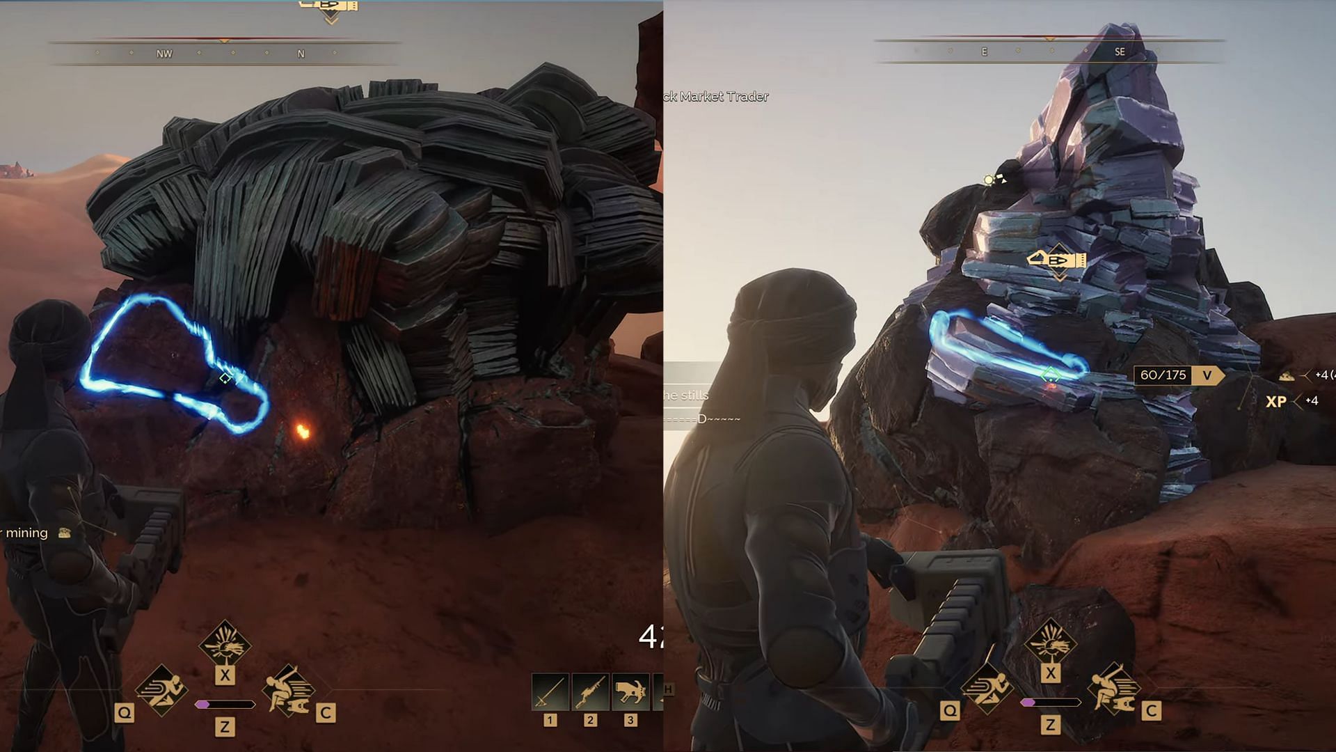 The Deep Desert is the only place to gather tier 6 and 7 crafting materials (Image via Funcom)